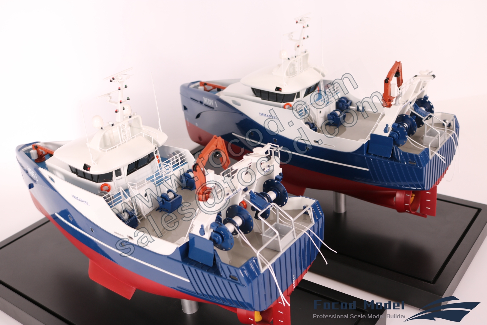 customized model of 30m fishing boat-trawler